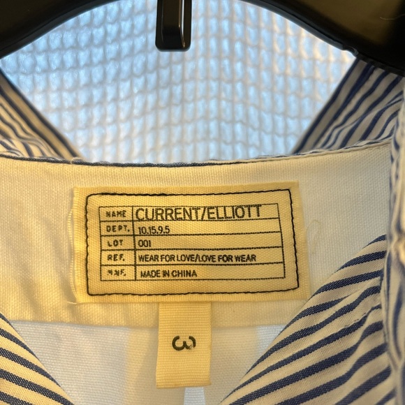 Current Elliott Clean Prep School Shirt - Size 3 (L) - Picture 6 of 10